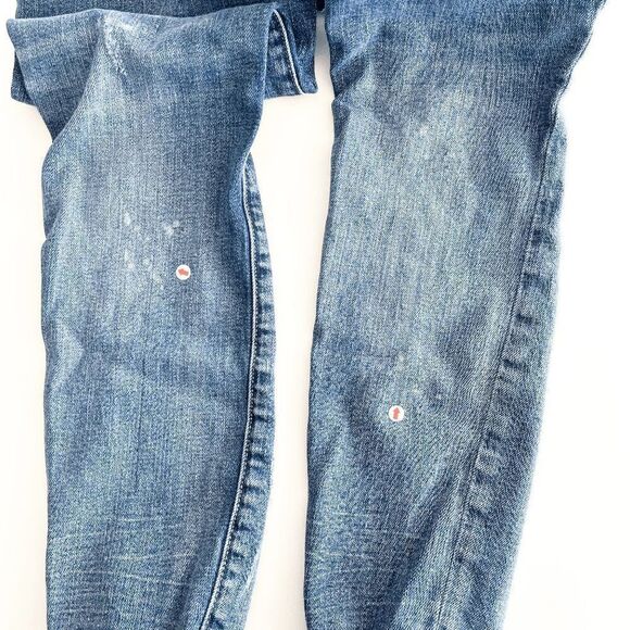 Blank nyc The RFade Women's Medium Wash Distressed Skinny Jeans Blue Size 27 - Picture 13 of 13